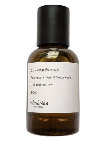 NaNaNaa 01 Vintage Frangipanii - Frangipani flower & Sandalwood fragrance bottle