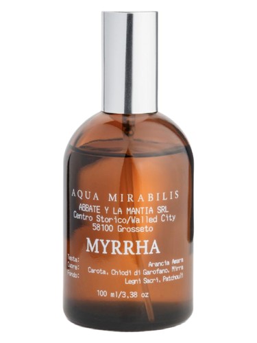 Abbate y la Mantia Myrrha fragrance bottle