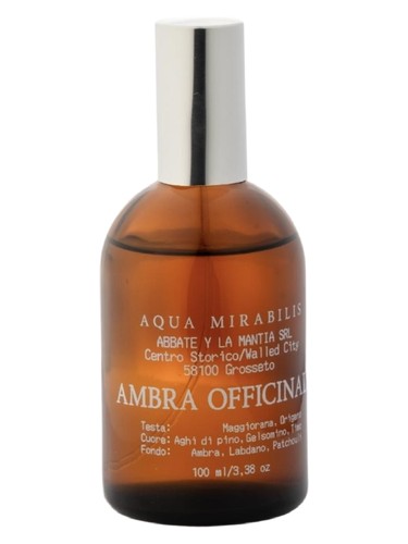 Abbate y la Mantia Ambra Officinale fragrance bottle