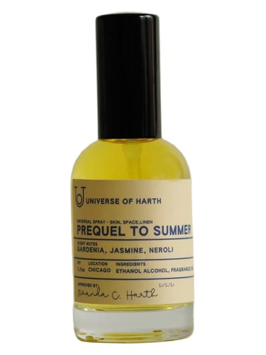 Universe of Harth Prequel to Summer fragrance bottle