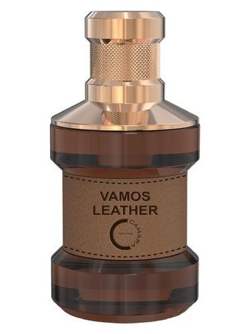 Camara Perfumes Vamos Leather fragrance bottle