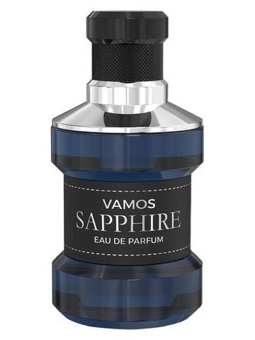 Camara Perfumes Vamos Sapphire fragrance bottle