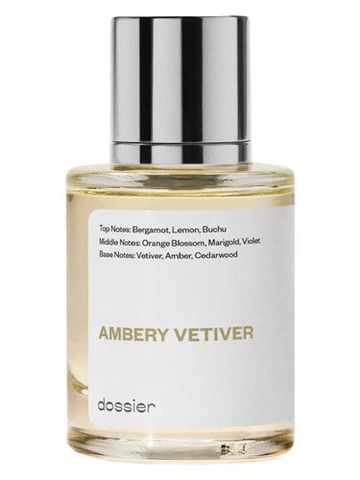 Dossier Ambery Vetiver fragrance bottle