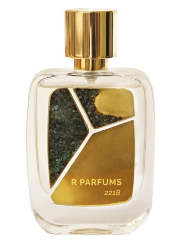 R Parfums 221B fragrance bottle