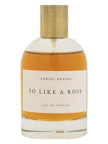 Samuel Gravan So Like a Rose fragrance bottle