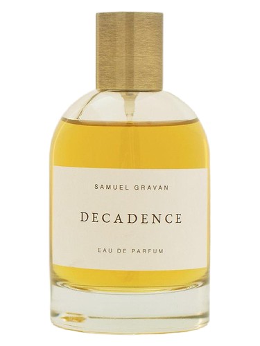 Samuel Gravan Decadence fragrance bottle