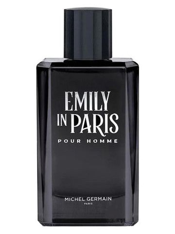 Michel Germain Emily in Paris Pour Homme fragrance bottle
