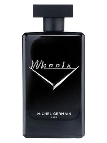 Michel Germain Wheels Black Pour Homme fragrance bottle