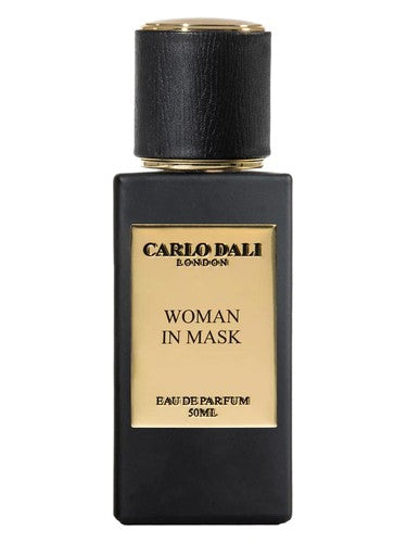 Carlo Dali Woman in Mask fragrance bottle