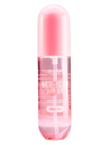 Pink Up Cosmetics Sheer Love fragrance bottle