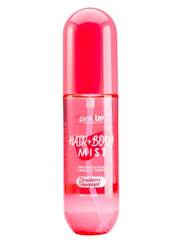 Pink Up Cosmetics Strawberry Champagne fragrance bottle