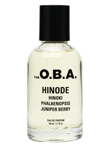 The O.B.A. HINODE fragrance bottle