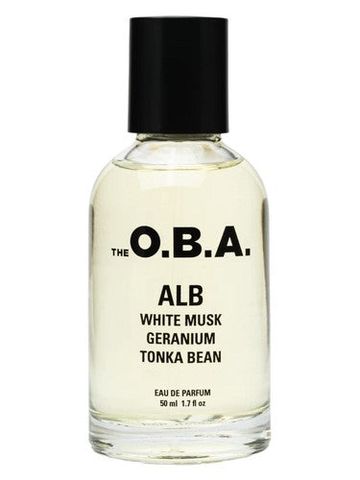 The O.B.A. ALB fragrance bottle