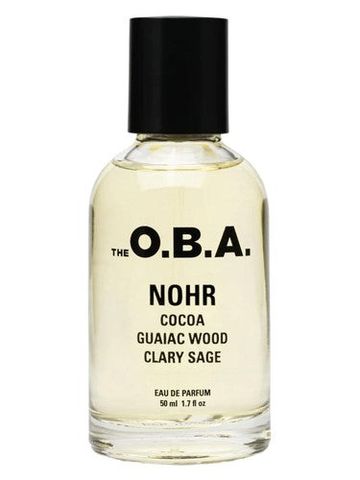 The O.B.A. NOHR fragrance bottle