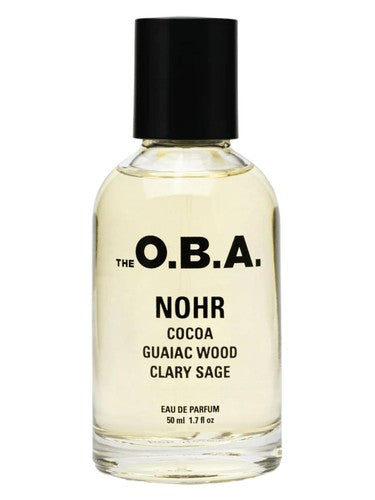 The O.B.A. NOHR fragrance bottle
