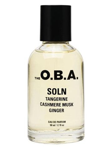The O.B.A. SOLN fragrance bottle