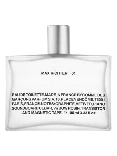 Comme des Garcons Max Richter 01 fragrance bottle