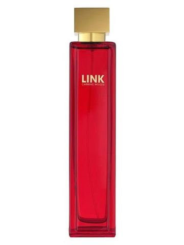 LINK Carmine Woods fragrance bottle