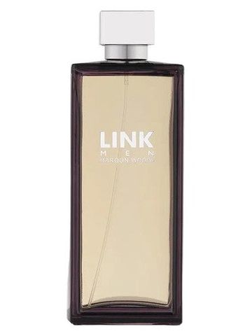 LINK Maroon Woods fragrance bottle
