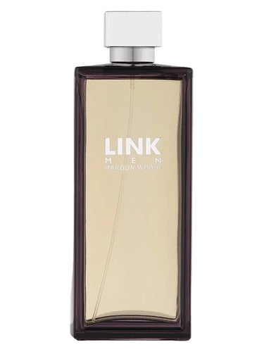 LINK Maroon Woods fragrance bottle