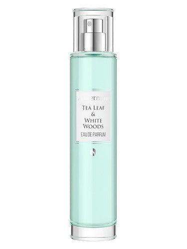 Allvernum Tea Leaf & White Woods fragrance bottle