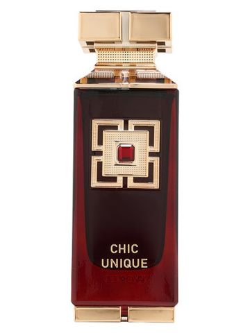Fragrance World Chic Unique fragrance bottle