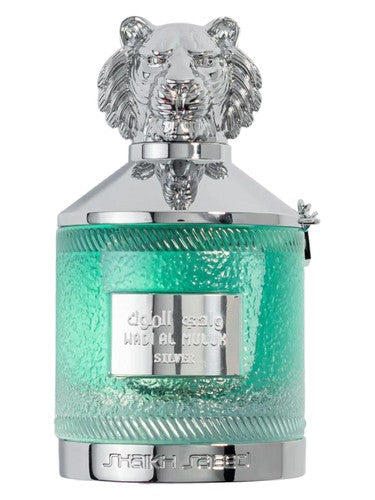 Shaikh Mohd Saeed Wadi Al Muluk Silver fragrance bottle