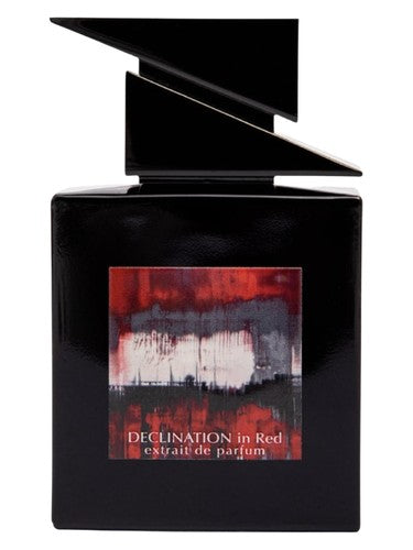 Declination Declination in Red fragrance bottle