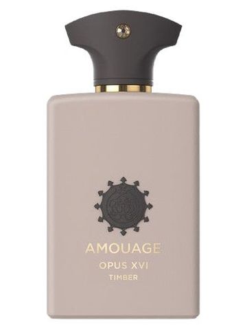 Amouage Opus XVI – Timber fragrance bottle