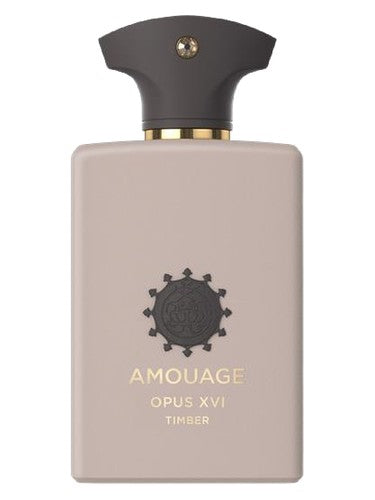Amouage Opus XVI – Timber fragrance bottle