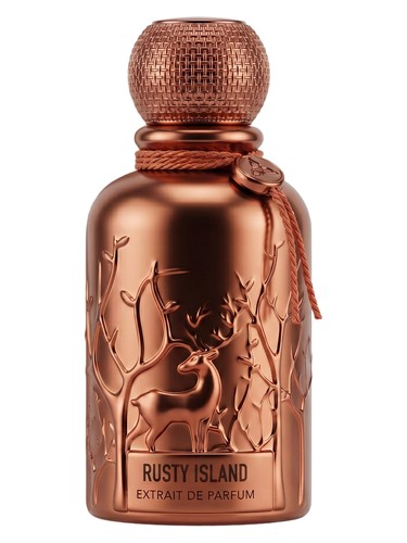 Auraa Desire Rusty Island fragrance bottle