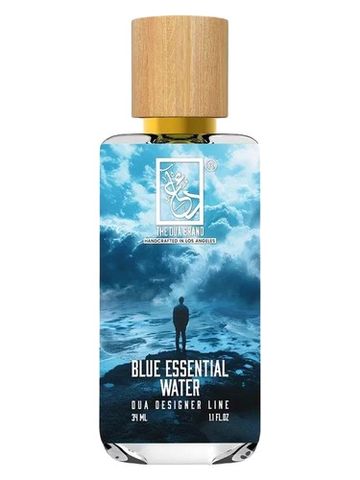 The Dua Brand Blue Essential Water fragrance bottle