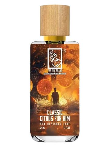 The Dua Brand Classic Citrus for Him fragrance bottle