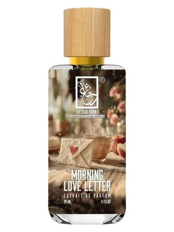 The Dua Brand Morning Love Letter fragrance bottle
