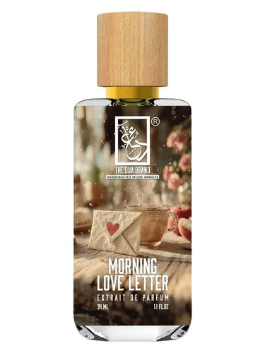 The Dua Brand Morning Love Letter fragrance bottle