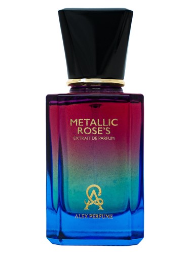 Alex Perfume Metallic Rose's fragrance bottle