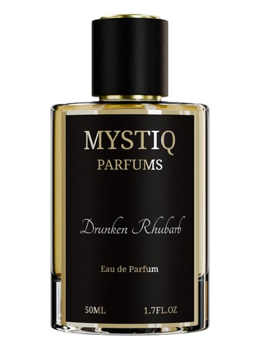 Mystiq Parfums Drunken Rhubarb fragrance bottle
