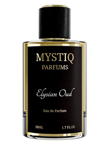 Mystiq Parfums Elysian Oud fragrance bottle