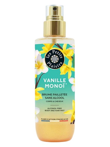 Les Petits Plaisirs Brume Pailletée Vanille Monoï fragrance bottle