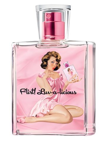 Flirt! Luv-a-licious fragrance bottle