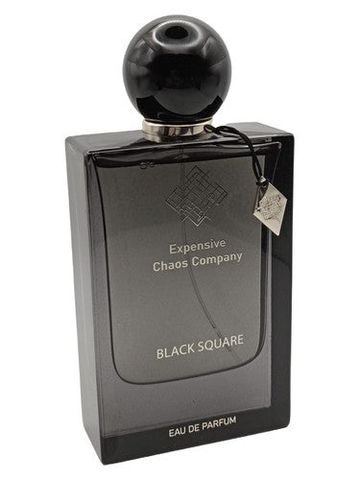 Expensive Chaos Company Black Square fragrance bottle
