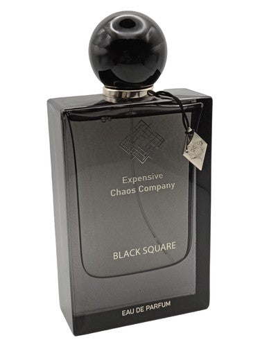 Expensive Chaos Company Black Square fragrance bottle