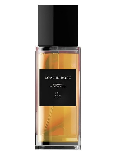 In The Box Love in Rose fragrance bottle