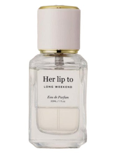 Her Lip To LONG WEEKEND fragrance bottle