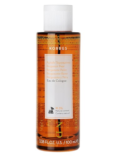 Korres Bergamot Pear Eau de Cologne fragrance bottle