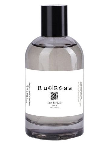 RudRoss Lust for Life fragrance bottle