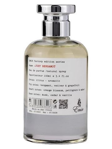 PARIS CORNER Factory Edition: Just Bergamot fragrance bottle