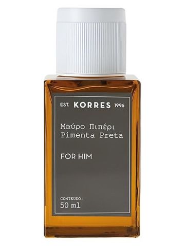 Korres Pimenta Preta fragrance bottle