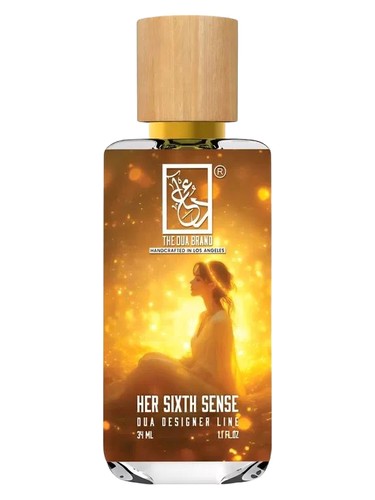 The Dua Brand Her Sixth Sense fragrance bottle