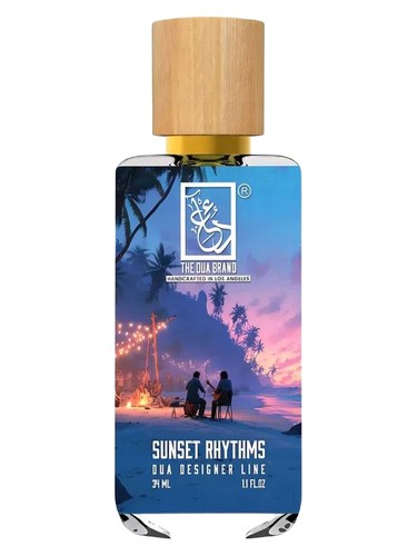 The Dua Brand Sunset Rhythms fragrance bottle